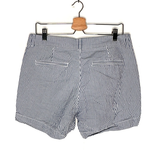 Old Navy | Blue and White Striped Seer Sucker Everyday Shorts Size 8 - Picture 4 of 7